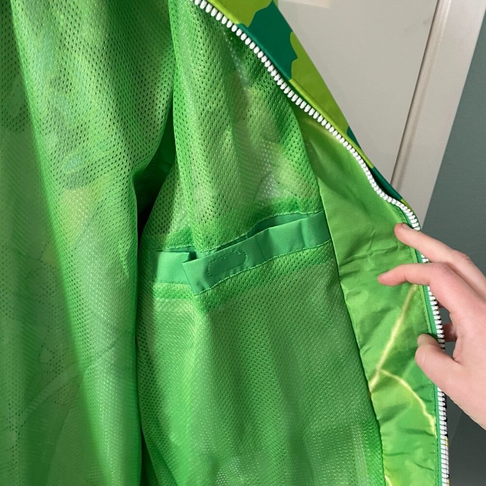 NWT Rick and Morty Adult Swim Green Members Only Bomber Jacket - Picture 6 of 10